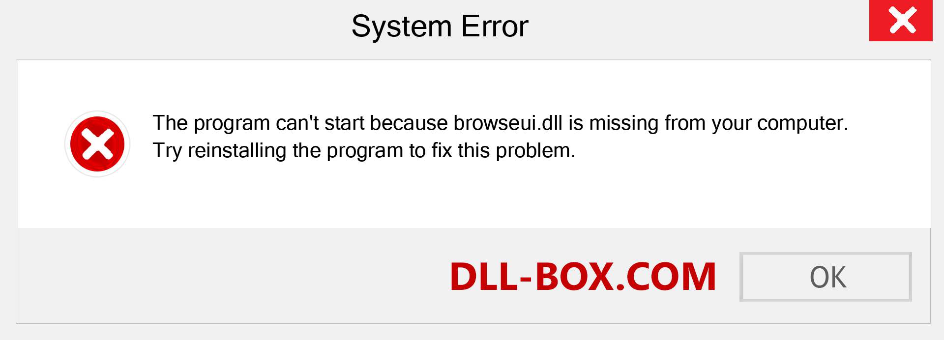  browseui.dll file is missing?. Download for Windows 7, 8, 10 - Fix  browseui dll Missing Error on Windows, photos, images